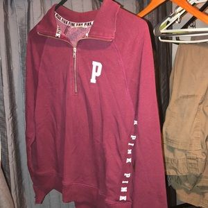 PINK VS half zip